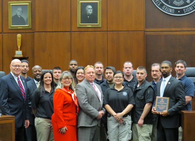 McPherson dedicated his award to his fellow U.S. Marshals.