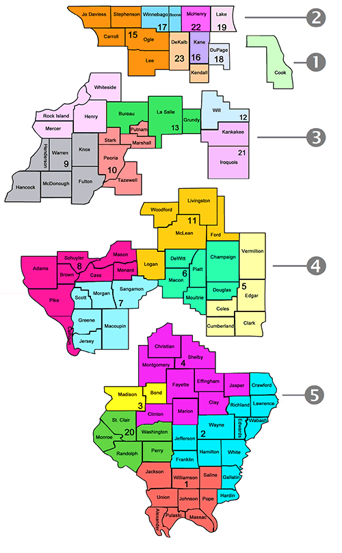 Access to Justice Listening Tour Map