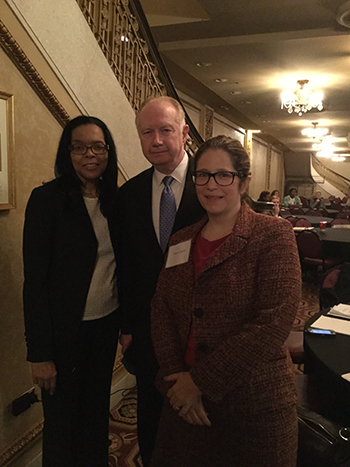 Hon. Yolaine Dauphin, Justice Thomas L. Kilbride, Carol Casey