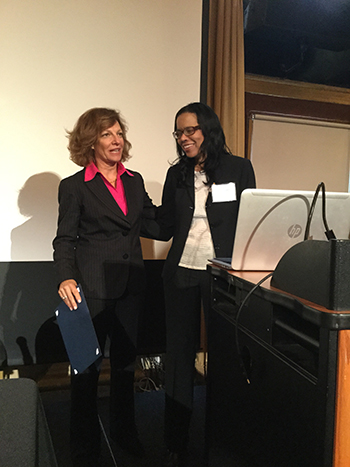 Diane Rosenfeld with Hon. Yolaine Dauphin