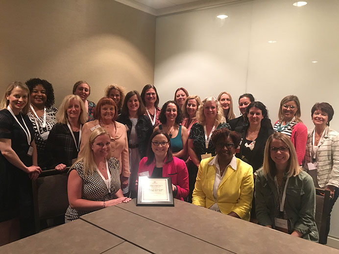 Pictured: The Standing Committee on Women and the Law for the 2016-2017 bar year.