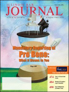 September 2006 Illinois Bar Journal Issue Cover