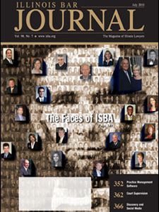 July 2010 Illinois Bar Journal Issue Cover