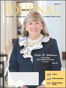 August 2013 Illinois Bar Journal Issue Cover