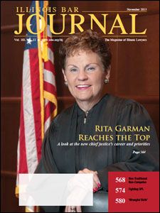 November 2013 Illinois Bar Journal Issue Cover