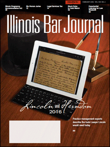 February 2016 Illinois Bar Journal Issue Cover