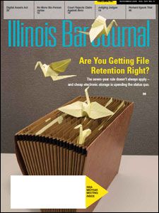 November 2016 Illinois Bar Journal Issue Cover