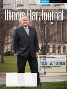 July 2017 Illinois Bar Journal Issue Cover