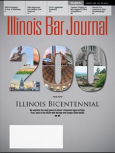 August 2018 Illinois Bar Journal Issue Cover