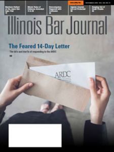 November 2018 Illinois Bar Journal Issue Cover