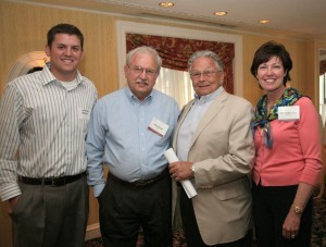 ISBA member Glenn Braden (second from left) of Braden Law Offices in Neoga was admitted to the U.S. Supreme Court with 37 other ISBA members on June 1. With him are his son Jonathon Braden, a law student at Northern Illinois University, ISBA President Jack Carey and his wife, Ellen.