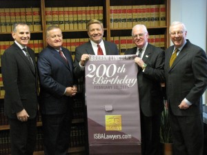 John Bailen, Russell Hartigan, Ald. Fioretti, Ald. Burke and ISBA President John O'Brien